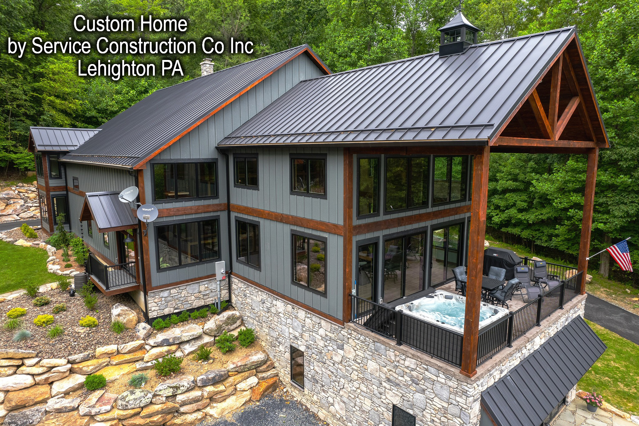 Custom Home Build Lehighton Lehigh Valley Poconos by Service Construction Co Inc