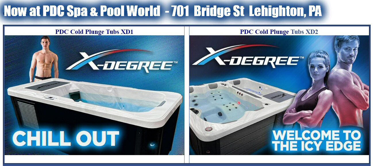 Cold Plunge Tubs now at PDC Spa & Pool World Lehighton Lehigh Valley Poconos PA!